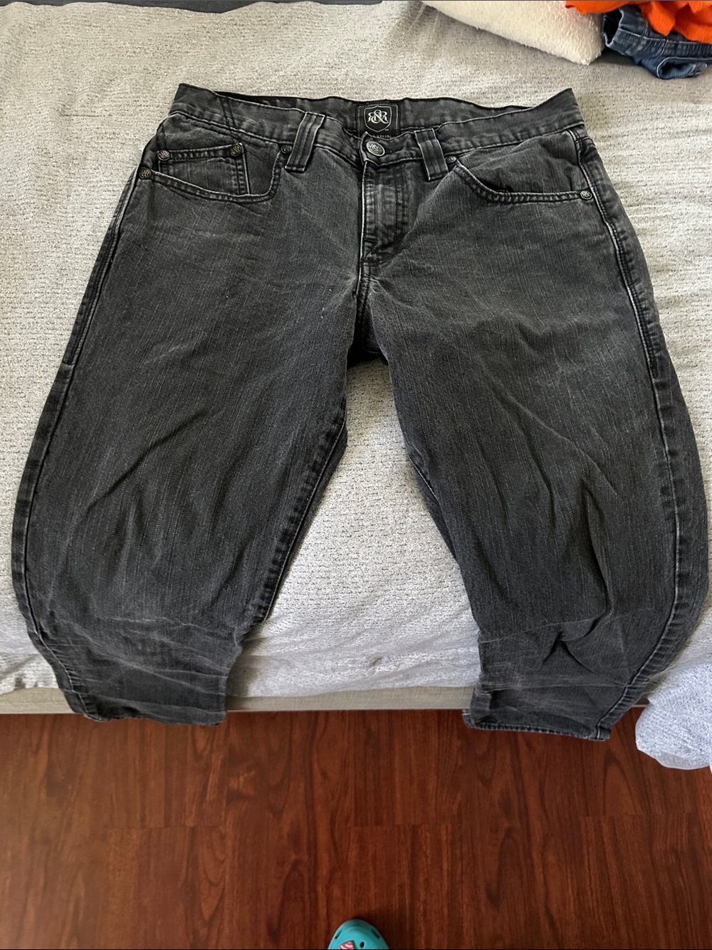 Rock and republic Black Men's Relaxed Jeans